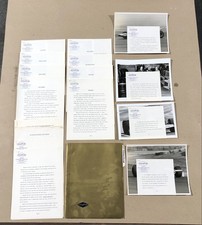 Vintage Early 1970’s Goodyear Racing Press Kit—12 Photographs picture