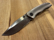 Berg Blades Iron Pup Satin 20CV & Raw Titanium W/ Timascus Kit picture