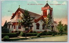 St. Leo's Roman Catholic Church Point Pleasant New Jersey Postcard picture