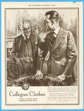 1921 David Adler Milwaukee WI Collegian Clothes Vintage Fashion Clothing Ad picture