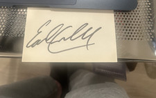 EARL CAMBELL signed 3x5 index card in black sharpie HOUSTON OILERS picture