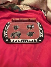 Vintage Handcarved African Hand-Carved Soapstone Tray / Trinket Dish picture