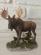 Masterpiece Porcelain Wilderness Moose 12202 Figurine Home Interiors New picture