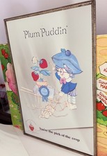 Super Rare Vintage Strawberry Shortcake Plum Pudding Wall Mirror HTF 1979 picture
