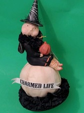 VTG DEE FOUST BETHANY LOWE CHARMED LIFE WITCH ANGEL HALLOWEEN PUMPKIN 10.5