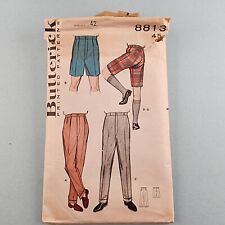 Butterick 8813 Vintage Sewing Pattern '60's Men's Pants and Bermuda Shorts 42