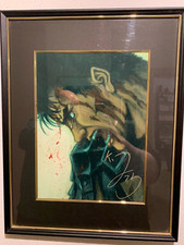 Berserk Guts Signed / Autograph By Kentaro Miura Artwork Colored Lithograph picture