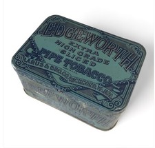 Vintage Larus & Bro Co. Edgeworth Extra High Grade Sliced Pipe Tobacco Empty Tin picture