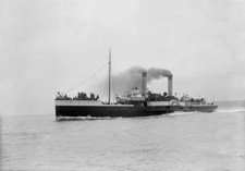 The Paddle Steamer Ss Monarch Under Way OLD SHIPPING PHOTO picture