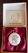 Crummles Beatrix Potter Enamel Box Timmy Tiptoes Vintage England Collectible 15+ picture