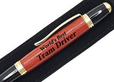 Gift For Tram Driver World's Best Tram Driver Present Engraved Pen picture
