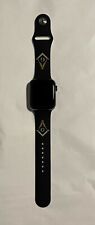 Masonic Silicone Apple Watch Band Size 42/44/45 MM Black picture