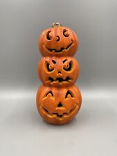 Vtg Halloween The Paper Magic Group 1998 11” Light Up Pumpkin Stack picture