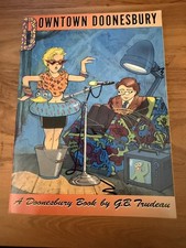 SIGNED Downtown Doonesbury By G.B. Trudeau 1987 Owl Books  J42 picture