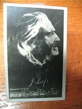 SILVER  GELATIN PHOTO  BROMOGRAFIA FRANZ LISZT HUNGARIAN PIANIST COMPOSER NICE picture
