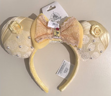 BNWT Disney Parks Beauty and the Beast - Belle Minnie Mouse Ears Headband picture
