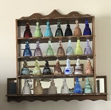 Summit Art Glass VTG Melanie Vintage Doll Collection With Original Wall Rack picture