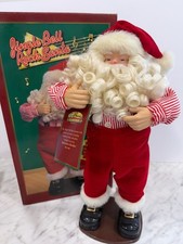 Vintage Jingle Bell Rock Santa Animated Christmas Singing Dancing 1998 NIB picture