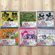 Tamagotchi Ichiban Kuji E Prize Hand Towels Complete Set of 6 Bandai New picture