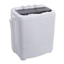 Compact Mini Twin Tub Washing Machine Portable 14.3lbs Laundry Washer and Dryer picture
