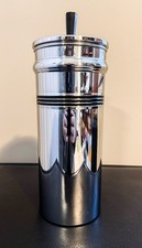 RARE ART DECO ROYAL ROCHESTER CHROME & BAKELITE COCKTAIL SHAKER C 1936 picture