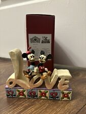 Jim Shore Disney Traditions Figurine Love Mickey & Minnie Enesco Rare  picture
