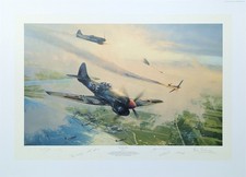 Final Show by Robert Taylor art print signed by 6 WW2 Tempest and Typhoon Pilots picture
