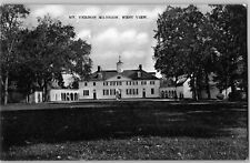 C1898 Private Post Card Mt Vernon Mansion West Side View B&W Postcard picture