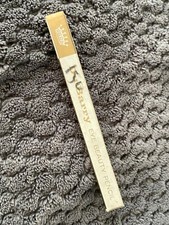 VINTAGE DU BARRY AUTOMATIC GOLD METAL EYE BEAUTY BROW LINER PENCIL STAR GREY NEW picture