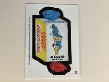 ADAM BOMB BLECH 2020 TOPPS WACKY PACKAGES CARD PARODY, GARBAGE PAIL KIDS #20 GPK picture