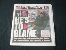 2019 FEBRUARY 14 NEW YORK POST NEWSPAPER - CHRISTOPHER RANSOM - HE'S TO BLAME picture