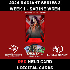 Topps Star Wars Card Trader 2024 RADIANT Series 2 Part 1 WEEK 1 Red Sabine Wren picture