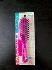 Vintage Headstrong Nylon Brush & Comb Set #02812 Travel Pink Retro picture