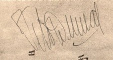 VITO DUMAS, OLOGRAPH AUTOGRAPH ON POSTCARD, UNIQUE FANTASTIC picture
