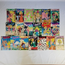 Vtg 90s Lot of 19 Marvel Comics Barbie Comic Books Mixed 1991 1992 1993 Colorful picture