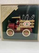 Vtg 1984 Christmas Hallmark Keepsake Ornament Santa's Deliveries 6th in Series picture