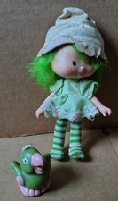Vintage 1981 Strawberry Shortcake LIME CHIFFON doll & Pet PARFAIT Parrot picture
