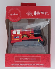 Hallmark Harry Potter Hogwarts Express Train Christmas Tree Ornament in Box Red picture