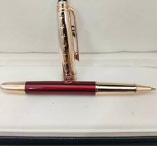 Luxury 163 Metal Prince Series Red+Gold Color 0.7mm Rollerball Pen NO BOX picture
