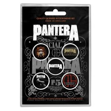 Pantera 101 Proof Button Set - Pack of 5 Music Band - OFFICIAL 035 picture