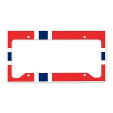 CafePress Flag Of Norway License Plate Holder License Frame (1293928346) picture