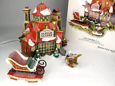 Department 56 NORTH POLE SERIES Santa's Sleigh Maker #56950 Lighted **READ** picture