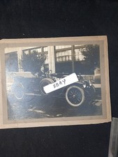 ULTRA-RARE 1908 Rainier Model D Touring Car & Chauffeur Calvin Johnson Brass Era picture