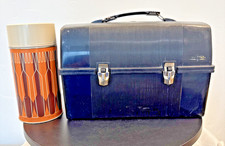 VTG '71 King Seeley THERMOS BRAND Lunchbox W/ 16oz Glass Thermos Made in USA* picture