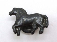 Vintage 1920s Cracker Jack Premium Prize Metal Horse Shirt Stud picture