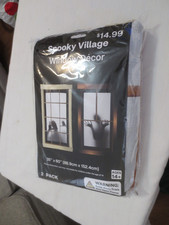Window Decor Spooky Village 2 Pack 35