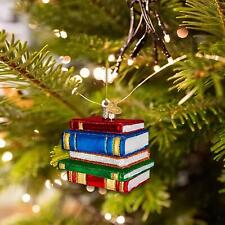 Stack of Books Christmas Ornament Cute Christmas Gifts Hanging Book Pendant picture