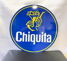 Chiquita – Vintage Fruit Advertising Heavy Metal Sign – 50 cm (19.7”) picture