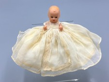 Vintage Nancy Ann Storybook Plastic Baby Doll 70 Christening Gown Sleep Eyes picture
