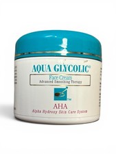 Vintage AHA Alpha Hydroxy Skin Care System AG Face Cream 2 oz Aqua Glycolic READ picture